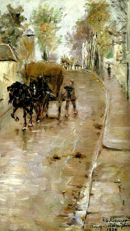 Nils Kreuger grand rue, bourg-la-reine oil painting picture